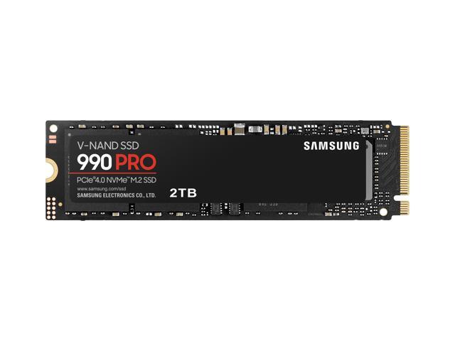 SAMSUNG 990 PRO M.2 2280 2TB PCI-Express Gen 4.0 x4, NVMe 2.0 V7 V-NAND 3bit MLC Internal Solid State Drive (SSD) MZ-V9P2T0B/AM